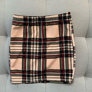 ❤️Plaid Mini Skirt - Black, Red, Cream🖤